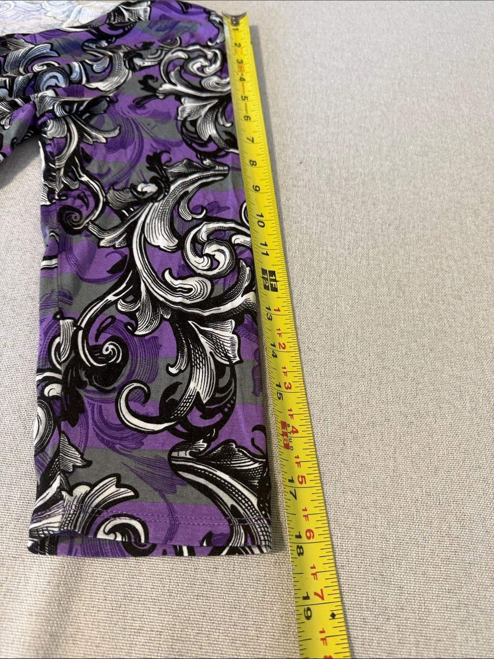 New York & Company Purple Swirl Print Women's Top SZXL - Picture 12 of 15